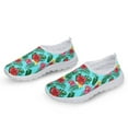 thumbnail image 6 of Pretty Tropical Flower Printing Women Flat Shoes Summer Breathable Slip-on Mesh Sneakers Lightweight Loafers Zapatos, 6 of 9