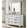 thumbnail image 5 of Miekor Furniture Clelane Wood Bedroom Set with Shiplap Panel Queen Bed, Dresser, Mirror, and Two Nightstands MK0215, 5 of 12