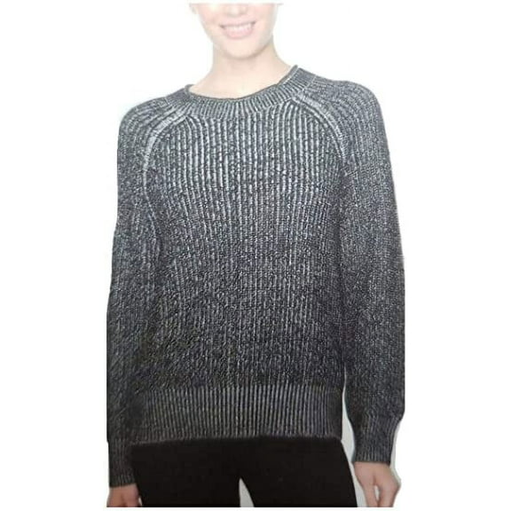 ELLEN TRACY Ladies' Roll Neck Sweater (Black Marl, X-Small)