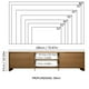 thumbnail image 3 of Mueble Mesa Para Tv Rack Madesa 2 Puertas Hasta 80 Marron, 3 of 7