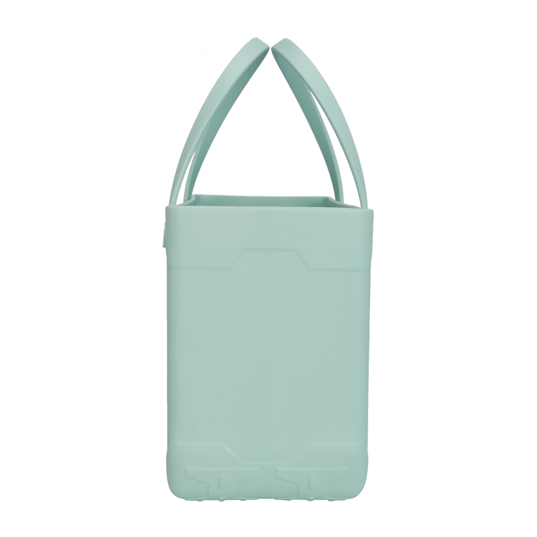 Mainstays All Purpose, Large EVA Flex Tote – 18in W x 8.75in D x 13in H – Waterproof, Washable - Classic Mint