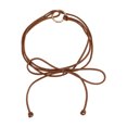 thumbnail image 1 of Ofertas Únicas 1 Pc Cinturón de Cuerda Ajustable con Hebilla de Nudo Circular Elegante Hecho a Mano para Mujeres Color Marrón Claro, 1 of 5