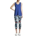 thumbnail image 3 of Time and Tru Women's Mineral Wash Pocket Tank Top, 3 of 6