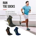thumbnail image 7 of Toe Socks Running Socks for Men Women 3 Pairs Athletic Breathable Five Finger Socks, 7 of 7