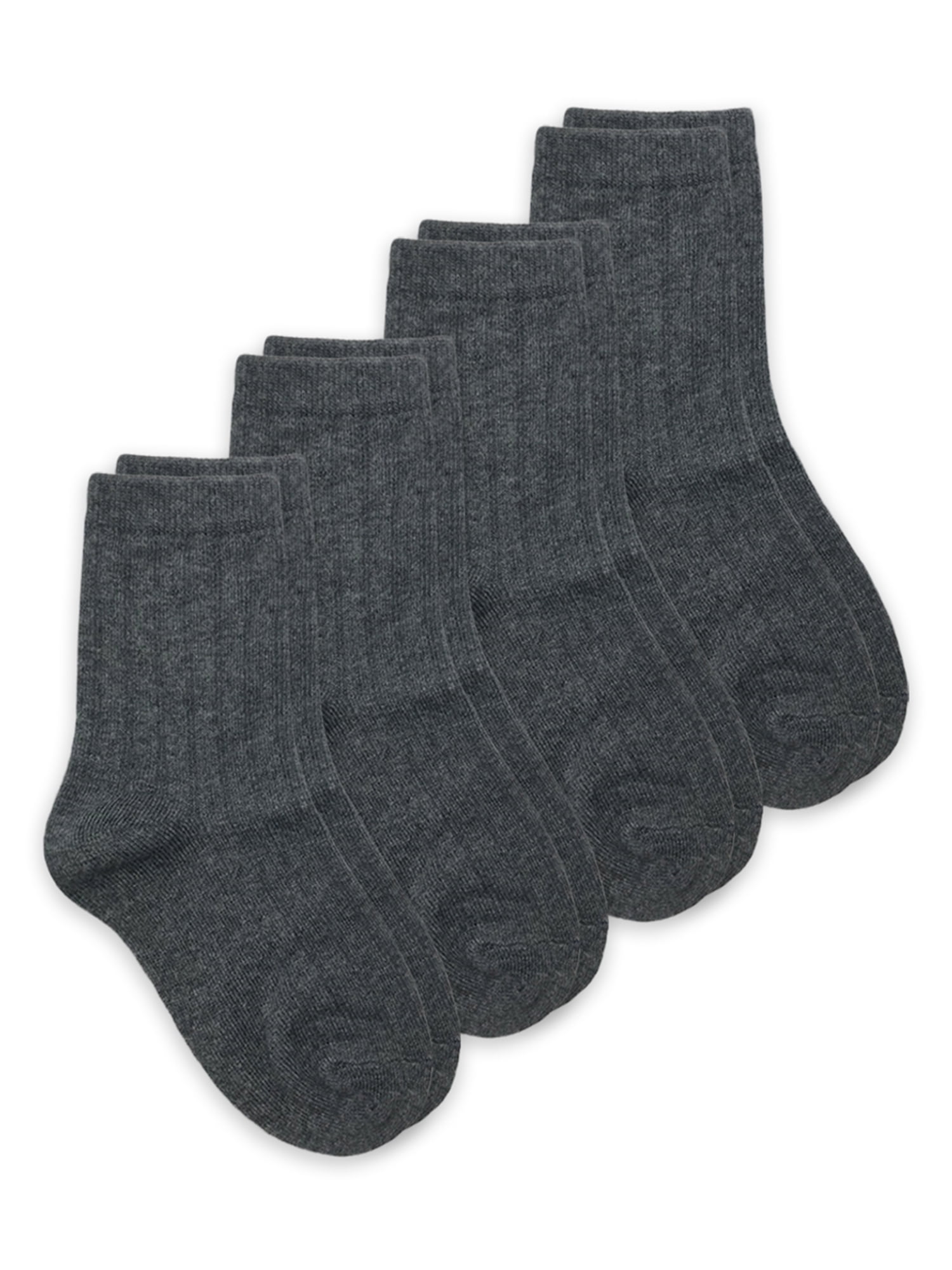 Pack of 3 Jefferies Socks Big Boys Rib Dress Crew Socks 