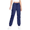 thumbnail image 2 of Winter Pants for Girls Loose Drawstring 90%Polyester Sports Pants for Daily Life Holiday Birthday Party, 2 of 5