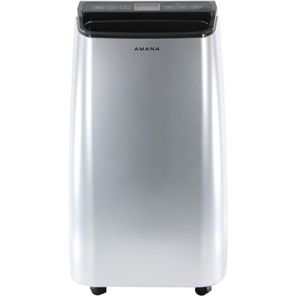 Amana Portable Air Conditioner with Remote Control in Silver/Gray for