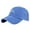 Blue, variant on Unisex Vintage Washed Distressed Denim Baseball Cap with Simple Embroidery Adjustable Casual Lightweight Breathable Dad Hat One Size