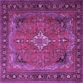 thumbnail image 1 of Ahgly Company Indoor Square Persian Purple Traditional Area Rugs, 7' Square, 1 of 4