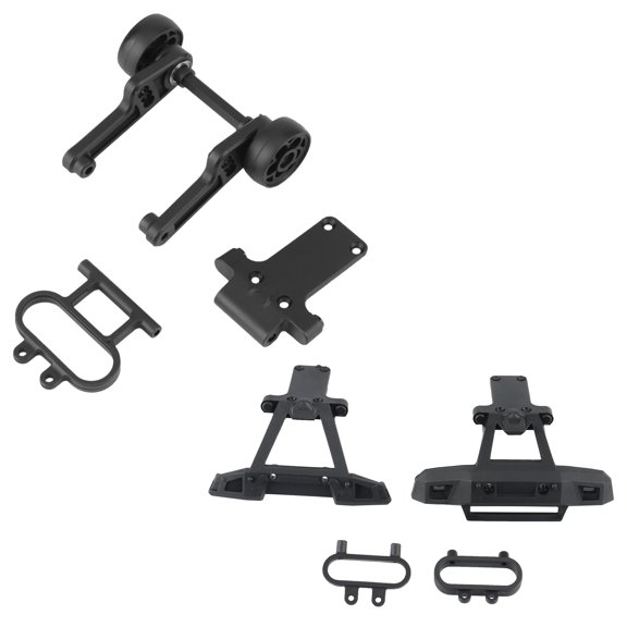2 Set for HBX 16889 16889A 16890 16890A RC Car Part: 1 Pcs Wheelie Bar & 1 Set Front Rear Bumper Assembly