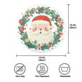 thumbnail image 4 of IAUYY Set of 1 Round Placemats for Dining Tables Heat-Resistant and Wear-Resistant DIY Printing Design Table Placemats，Applicable for Christmas Delicate Hand-drawn Elements, 4 of 7