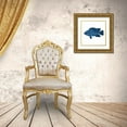 thumbnail image 3 of Brown, Victoria 12x12 Gold Ornate Wood Framed with Double Matting Museum Art Print Titled - Navy Fish, 3 of 4
