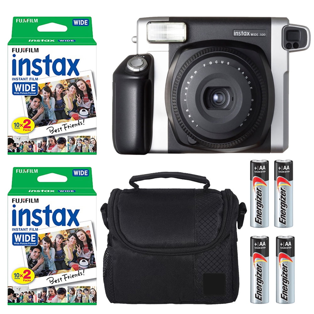 Fujifilm Instax Wide 300 Instant Film Camera Kit Top Bundle Walmart