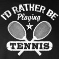 thumbnail image 3 of CafePress - I'd Rather Be Playing Tennis Long Sleeve Dark T Sh - Long Sleeve Dark T-Shirt, 3 of 4