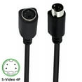 thumbnail image 3 of AOOOWER S Video Cable 4 Pin Male To Male Gold Connector Cord For TV Monitoring Optional, 3 of 13