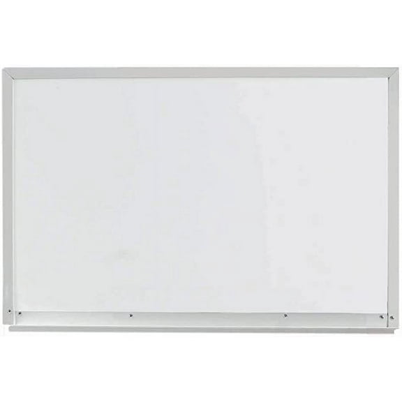 Aarco Products Magnetic Dry Erase Marker Board 24"Hx36"W with Aluminum Frame