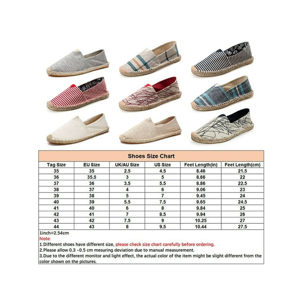 UKAP Unisex Flats Non slip Espadrilles Lightweight Espadrille
