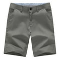 thumbnail image 3 of Mens Shorts Holiday Solid ColorSpecial Print Beach Casual Trouser Shorts. Shorts for Men Orange M, 3 of 4