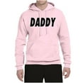 thumbnail image 2 of Wild Bobby, Classic Daddy Dad, Father's Day, Unisex Graphic Hoodie Sweatshirt, Light Pink, XX-Large, 2 of 4