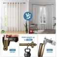 thumbnail image 6 of Urbanest Adjustable Single Curtain Rod Set Regina Finials – 1 - Inch Diameter, With Renaissance Gold Rod, 48–84 Inches, 6 of 6