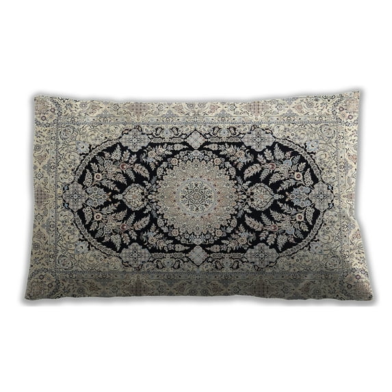 Ahgly Company Outdoor Rectangular Traditional Lumbar Throw Pillow, 13 inch by 19 inch