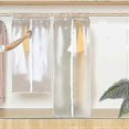 thumbnail image 3 of Hanging Garment Bags - Lightweight Translucent Full Zipper Bags (set Of 2) Hanging Dress Bag Washable Cover For Household Storage (24x 20x 44inch) - 2, 3 of 4