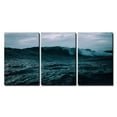 thumbnail image 2 of wall26 - 3 Piece Canvas Wall Art - Waves on The Sea - Modern Home Art Stretched and Framed Ready to Hang - 24"x36"x3 Panels, 2 of 4