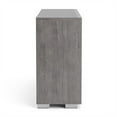thumbnail image 3 of Benjara Reno 58 Inch Dresser, 6 Drawers, Chrome Handles, Chrome Bracket Legs, Gray, 3 of 9