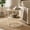 Natural Beige, variant on LEDREM Modern 2 Tier Round Accent Table, Reinforced Metal Frame Nightstand, Compact Circular Side Table with Storage, Space Saving, 66lb Capacity, Easy Assembly, Walnut Black
