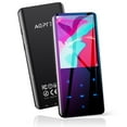 thumbnail image 1 of Reproductor MP3 AGPTEK A19X 64GB Bluetooth 5.3 con altavoz negro, 1 of 8