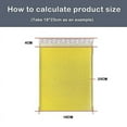 thumbnail image 2 of 50 Pcs/lot Sacs Enveloppes en Mousse Jaune Auto-Scellants pour Expédition, 2 of 5