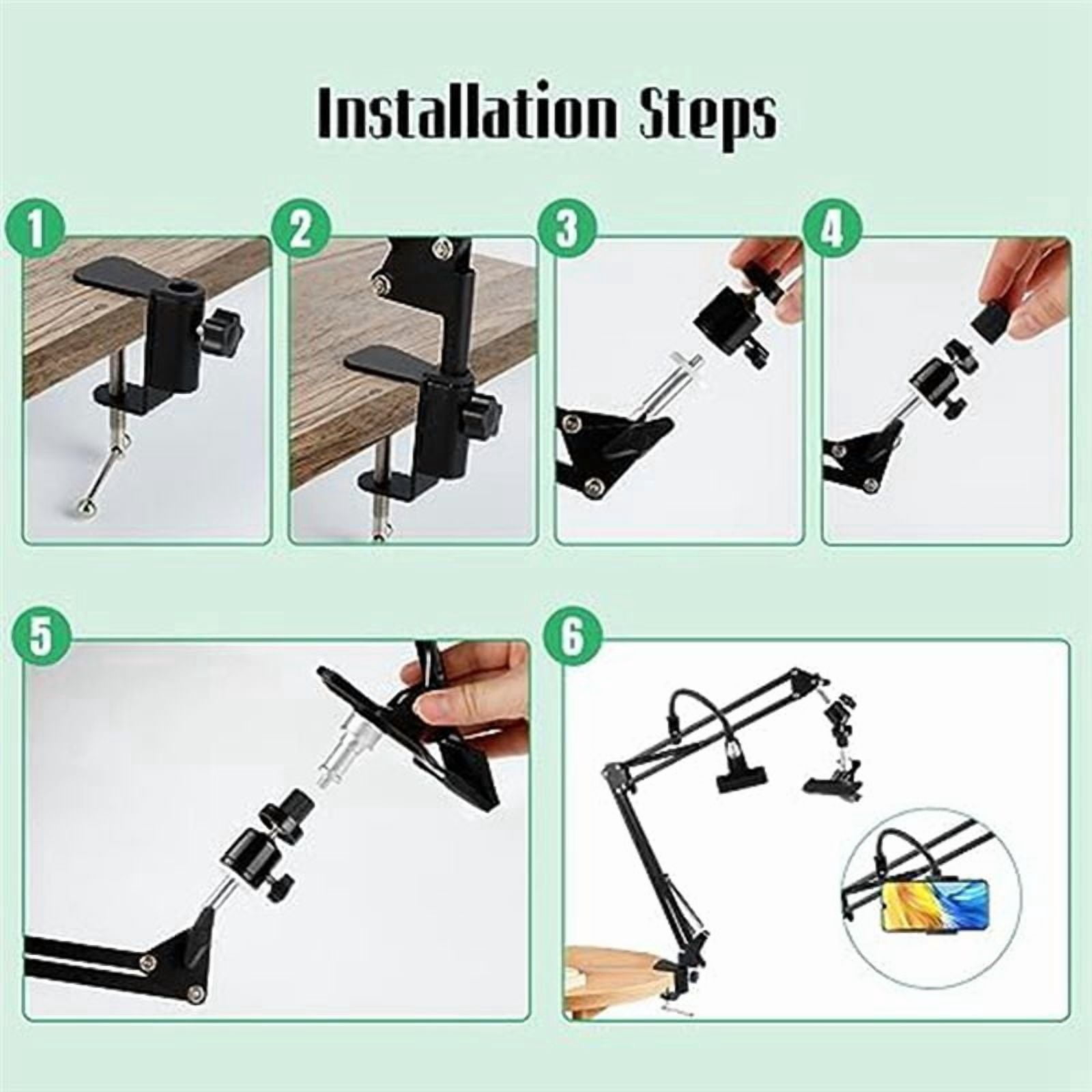 Embroidery Hoop Stand: 360 Adjustable Metal Embroidery Hoop Stand for Sewing Crafts
