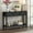 Black, variant on SPANSPACE Farmhouse Console Table with 3 Drawer, 47'' Entryway Table with Open Storage Shelf, Narrow Long Sofa Table for Living Room, Hallway, Behind Soft, Couch , White