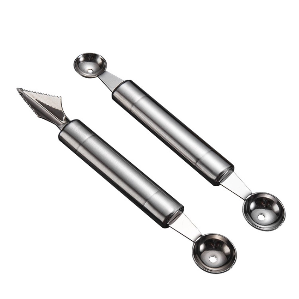 Tukinala Melon Baller Scoop Set Watermelon Slicer Cutter Fruit Ball