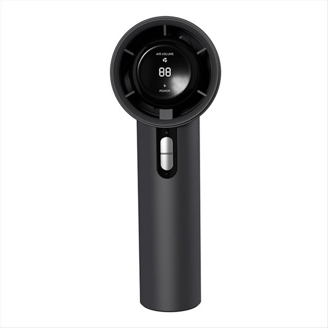 Ventilador de Mano Portátil para Exteriores, Batería de 3000 MAh, Potente Pantalla LED de 100 de Alta Velocidad, Ventilador de Mano, Ventilador Personal Recargable (A)