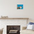 thumbnail image 2 of Stupell Industries Docked Boat in Lake Transportation Painting White Framed Art Print Wall Art, 14 x 11, 2 of 8