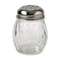 Gemco Clear/Silver Glass/Stainless Steel Cheese Shaker 5 oz