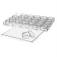 Darice Clear Bead Storage System, 9.5 x 6.375 x 1.125 inches