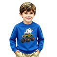 thumbnail image 2 of Likimi Child Toddler Girls Halloween Sweatshirts Hallowmas Cartoon Print Crew Neck Sweatshirt For Girls Long Sleeve Everyday Wear Casual Soft Pullover Size 9-10 Years, 2 of 3