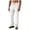 White, variant on Akiihool Lightweight Summer Pants for Men Men's Straight Fit Comfort Stretch Chino Pant Dark Gray,L