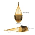 thumbnail image 2 of OATIPHO 4pcs Hanging Woven Wall Basket Yellow Bamboo Storage for Home Decor, 2 of 8