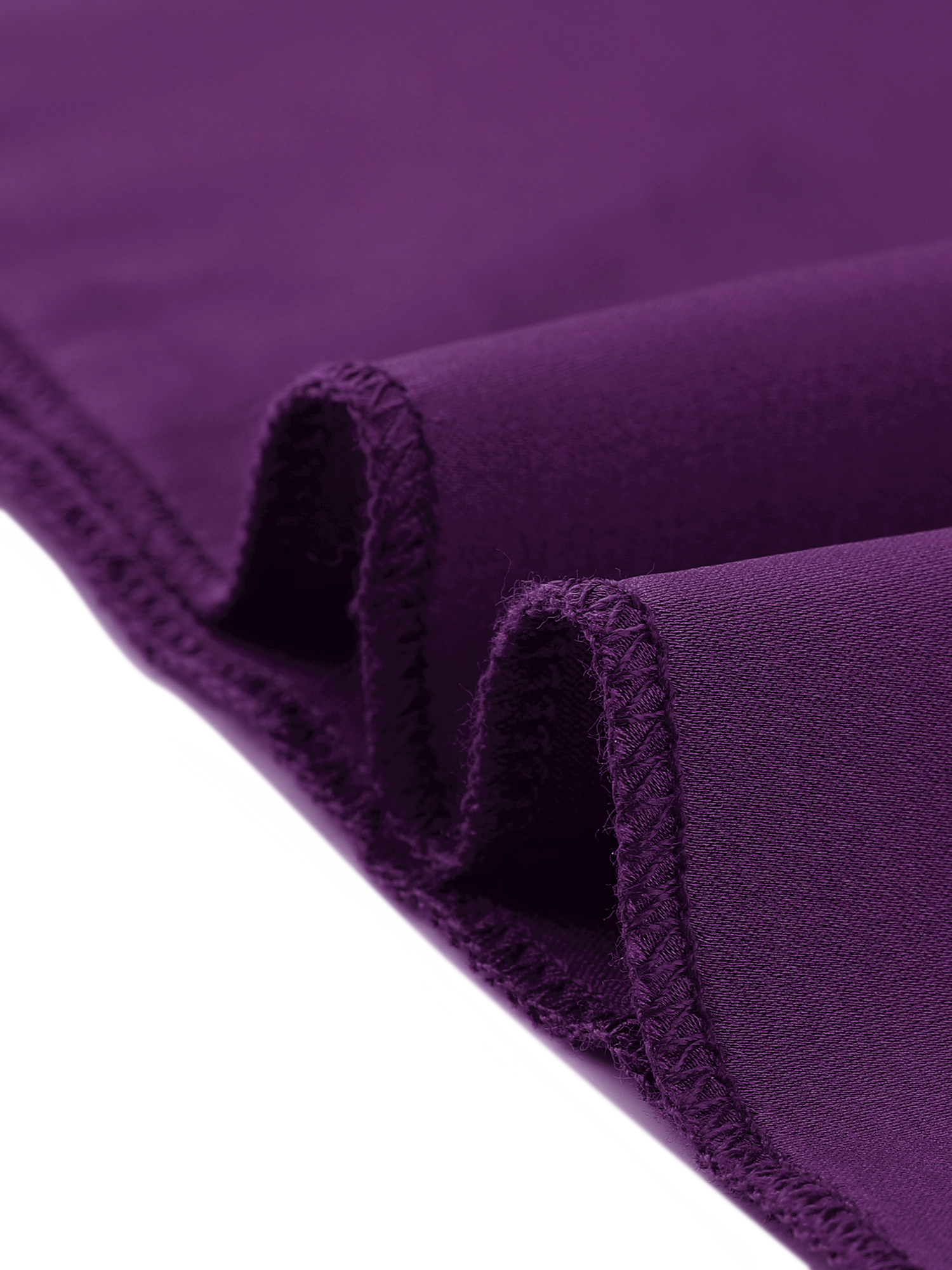 DARING DIVA Women's V Neck Satin Lace Trim Pajama Sets XS Purple