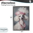 thumbnail image 4 of Stupell Industries Cottage Beautiful Collette Pup Gray Floating Frame Canvas Art, 17 x 25, by Tina LeCour, 4 of 8