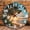 Beach Scene Clock, variant on 12 Inch Wall Clock, Voyage Compass Wooden Round Wall Clocks with Silent Non-Ticking Quartz Movement, Battery Operated, Art Decor Hanging Clock for Kitchen, Bathroom, Bedroom, Living Room