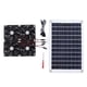 thumbnail image 1 of Ouitble Kit de Ventilador con energía Solar, Kit de Ventilador con energía Solar Panel de Silicona monocristalina Impermeable de 50 W con Ventilador de Escape de 4 Piezas de 12 cm y 10 W, 1 of 8