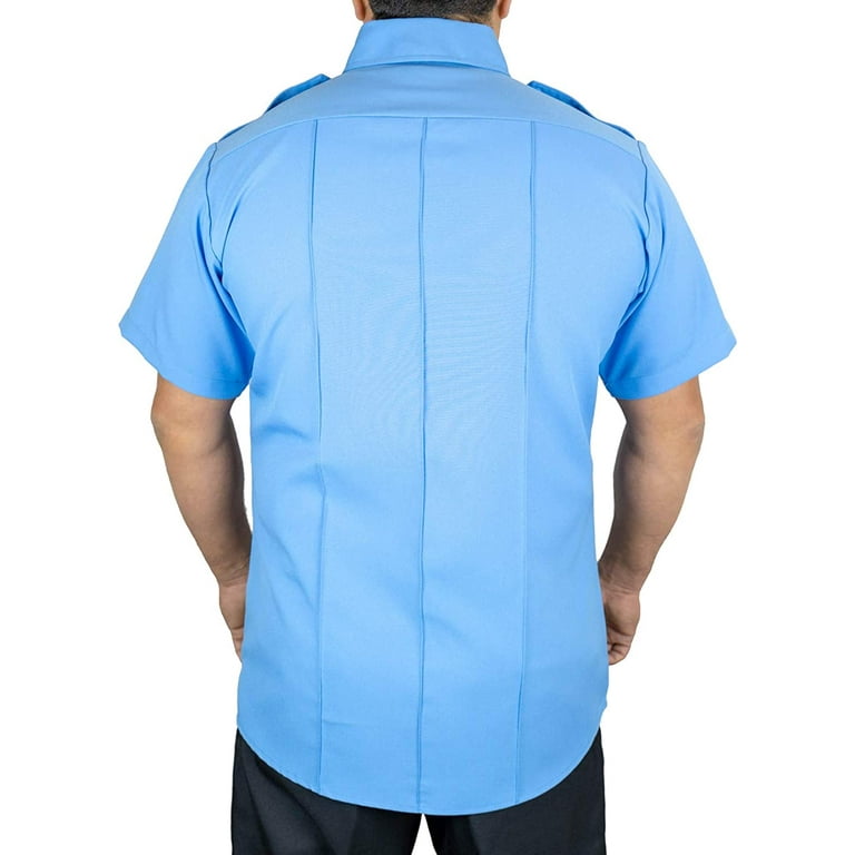 First Class 100% Polyester Long Sleeve Zippered Uniform Shirt