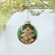 thumbnail image 1 of 3.14in Green Glossy Christmas Ball With Gold Powder High End Electroplating Ball Pearlescent Hand Painteds Patterns Christmas Tree Decoration Arrangement, 1 of 6