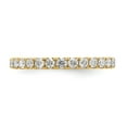 thumbnail image 2 of 14K Yellow Gold Ring Band Eternity Diamond, Lab Grown Round, 2 of 4