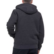 Magnum Men's Fleece Lined Full Zip Hoodie, Black, Size Large