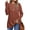 Caramel, variant on Long Sleeve Shirts for Women Crew Neck Casual Tunic Tops Lightweight Pullover